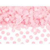 Konfety papírové kolečka, světle růžové, 15 g