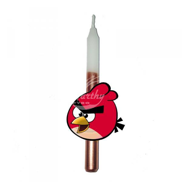 Svíčka na dort Angry Birds - Kliknutím zobrazíte detail obrázku.