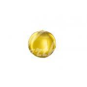 Balón fóliový 3D kulatý 62 cm zlatý