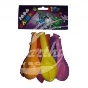 Různobarevné, florescentní balónky (11ks)(GF90)