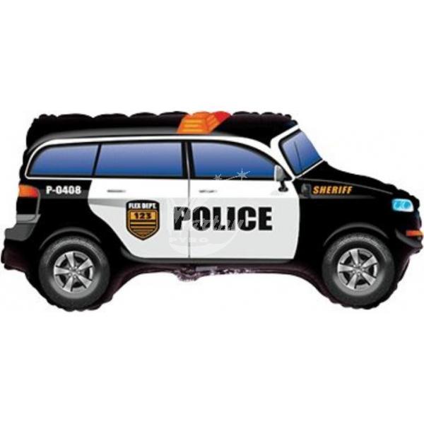 Balón fóliový 60 cm Auto Policie - Kliknutím zobrazíte detail obrázku.
