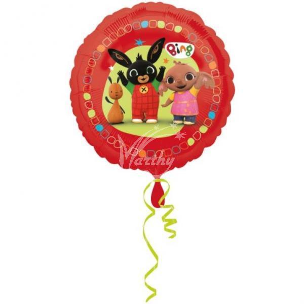 Fóliový balónek - Králíček Bing - 43 cm  - Kliknutím zobrazíte detail obrázku.