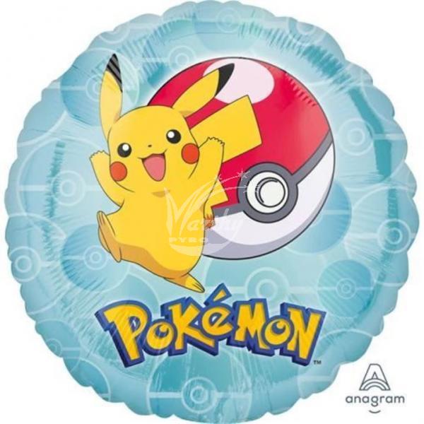 Fóliový balónek - Pokémon - Pikachu - 43 cm  - Kliknutím zobrazíte detail obrázku.