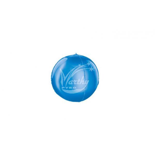 Balón fóliový 3D kulatý 62 cm modrý - Kliknutím zobrazíte detail obrázku.