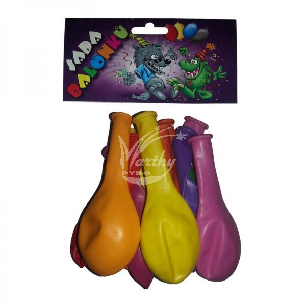 Různobarevné, florescentní balónky (11ks)(GF90) - Kliknutím zobrazíte detail obrázku.
