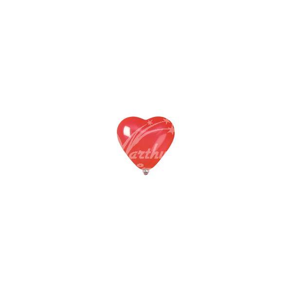 Srdce bez potisku červené (7ks) - Kliknutím zobrazíte detail obrázku.