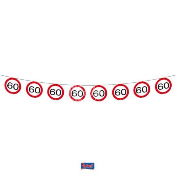 Girlanda dopravní značka 60, 12m - Kliknutím zobrazíte detail obrázku.