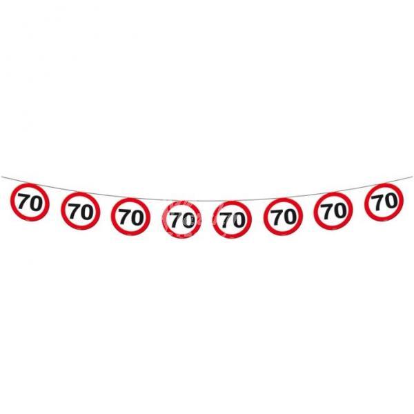 Girlanda dopravní značka 70, 12m - Kliknutím zobrazíte detail obrázku.