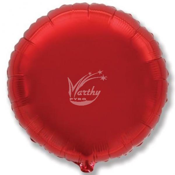 Fóliový balónek červený - 45 cm  - Kliknutím zobrazíte detail obrázku.